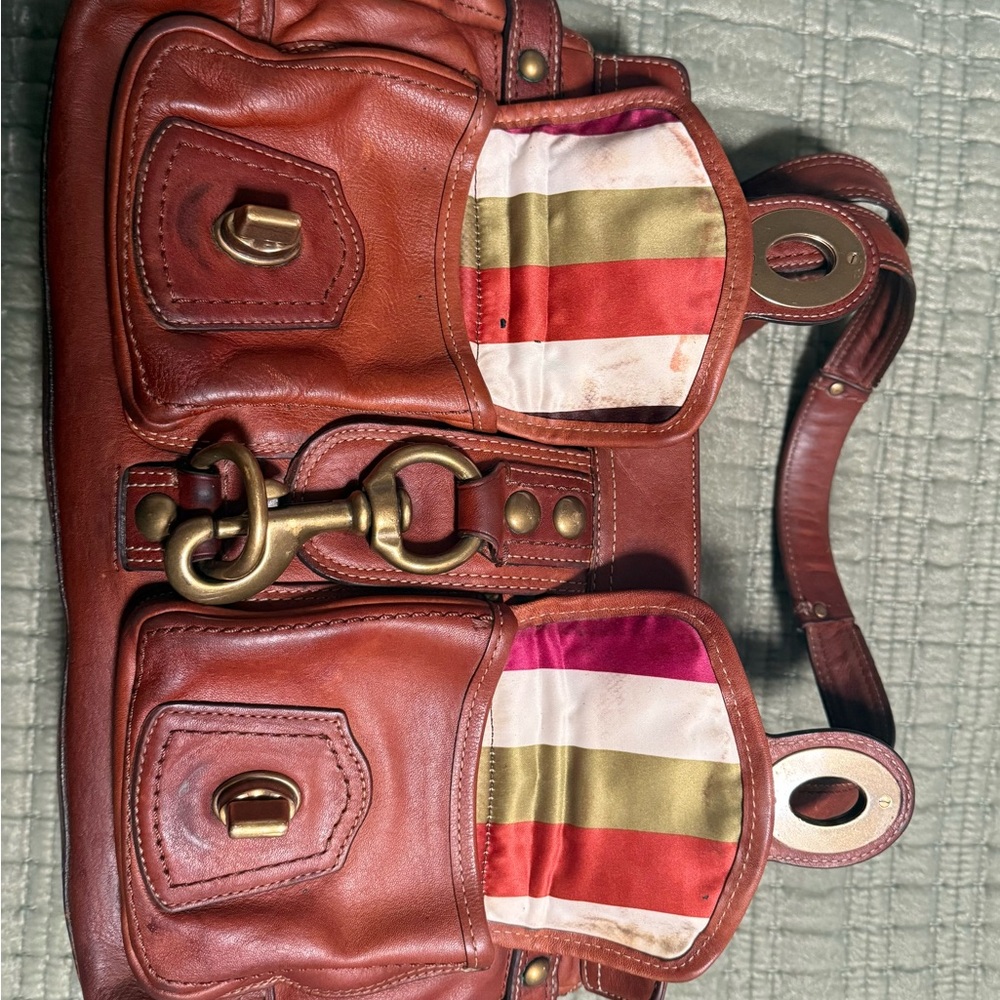Vintage Coach Mandy Legacy 65th anniversary lining - Picture 6 of 8